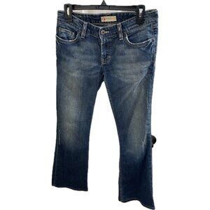 BKE Buckle  Bootcut Low Rise Jeans Women's 28x31.5 (x30.5)BKL 166R Distress